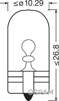 OSRAM -  24V Bulb - W5W
