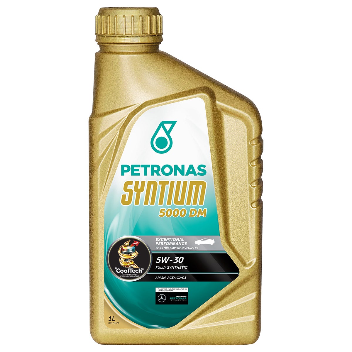 PETRONAS -  Syntium 5000 DM 5W-30 C2 C3 - 1L Engine Oil