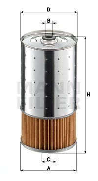 MANN -  Oil Filter - Insert