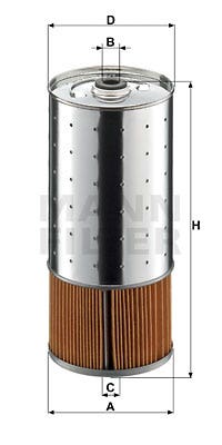 MANN -  Oil Filter - Insert