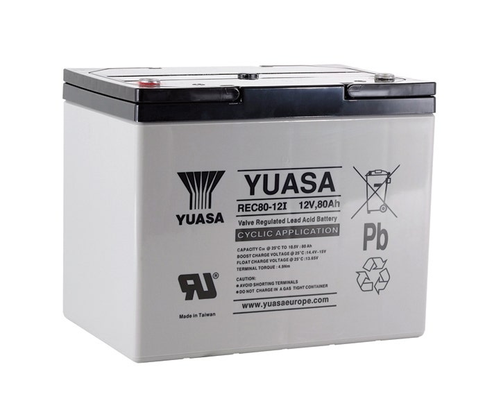 YUASA -  REC80-12I Premium Cyclic Battery