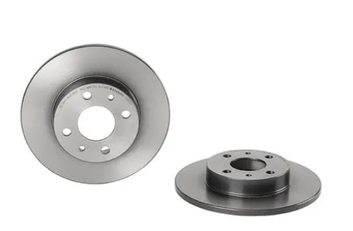 BREMBO -  Rear Solid Brake Disc Pair Coated - 240mm Diameter