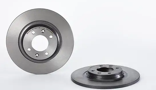 BREMBO -  Rear Solid Brake Disc Pair Coated - 290mm Diameter