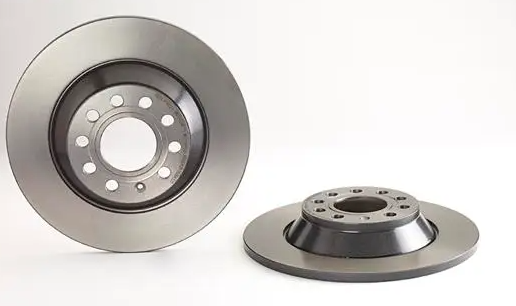 BREMBO -  Rear Solid Brake Disc Pair Coated - 302mm Diameter