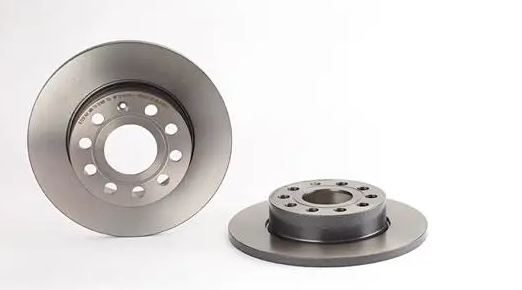 BREMBO -  Rear Solid Brake Disc Pair Coated - 256mm Diameter