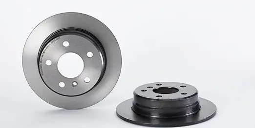 BREMBO -  Rear Solid Brake Disc Pair Coated - 258mm Diameter