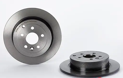 BREMBO -  Rear Solid Brake Disc Pair Coated - 302mm Diameter
