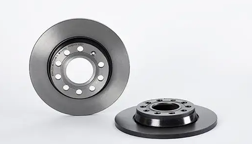 BREMBO -  Rear Solid Brake Disc Pair Coated - 255mm Diameter