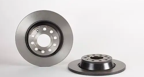 BREMBO -  Rear Solid Brake Disc Pair Coated - 282mm Diameter