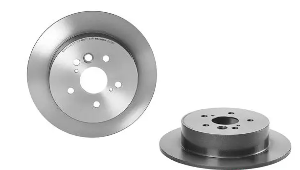 BREMBO -  Rear Solid Brake Disc Pair Coated - 303mm Diameter