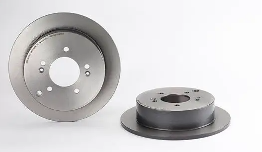 BREMBO -  Rear Solid Brake Disc Pair Coated - 284mm Diameter