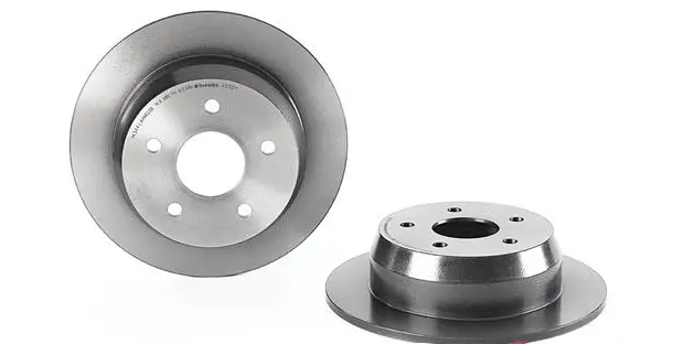 BREMBO -  Rear Solid Brake Disc Pair Coated - 305mm Diameter