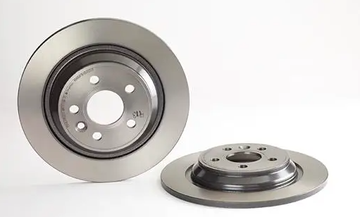 BREMBO -  Rear Solid Brake Disc Pair Coated - 302mm Diameter