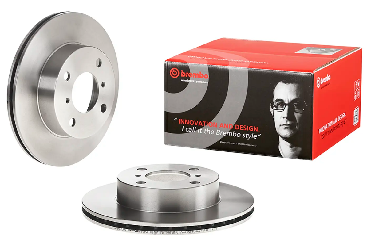 BREMBO -  Front Vented Brake Disc Pair - 231mm Diameter