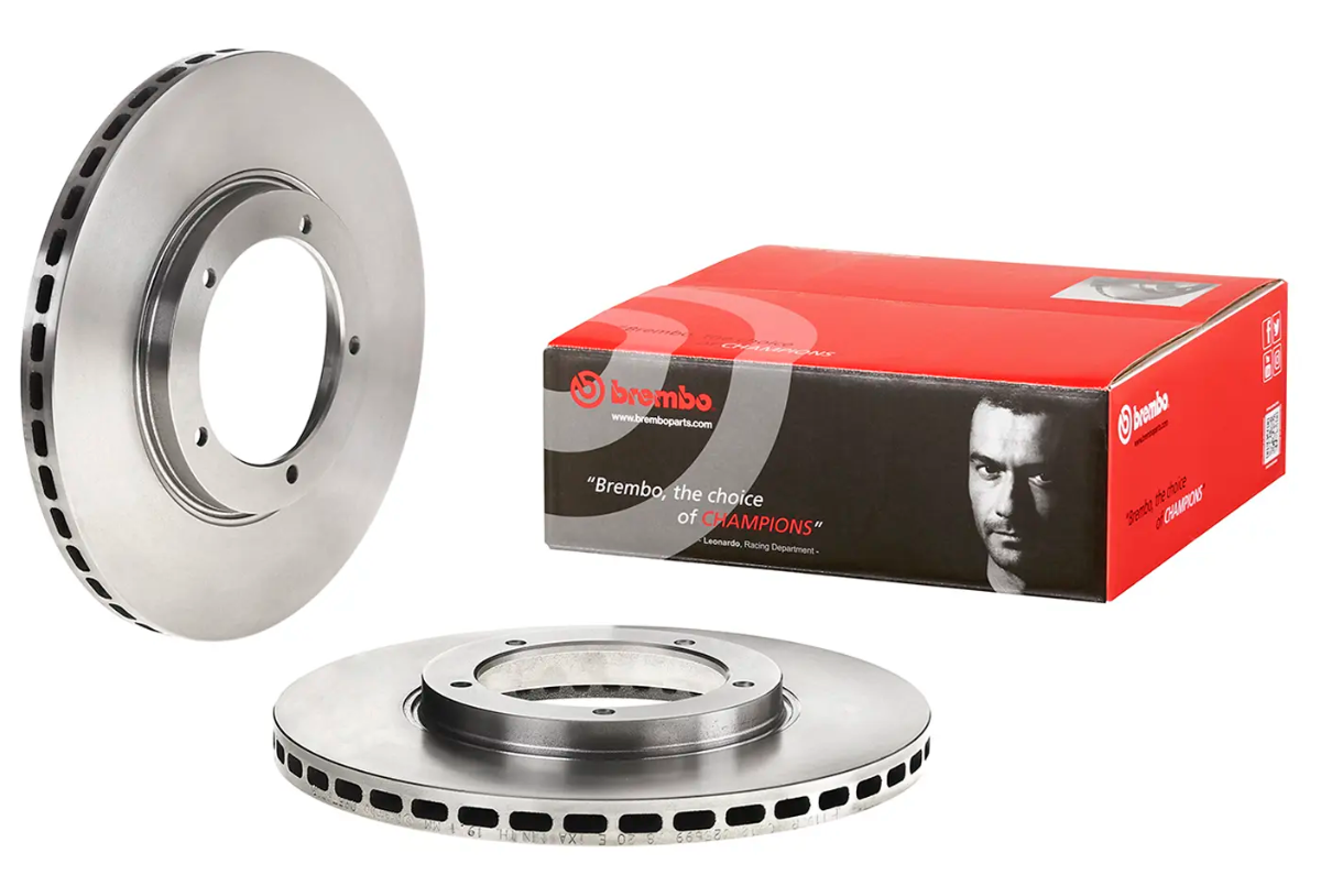 BREMBO -  Front Vented Brake Disc Pair - 282mm Diameter