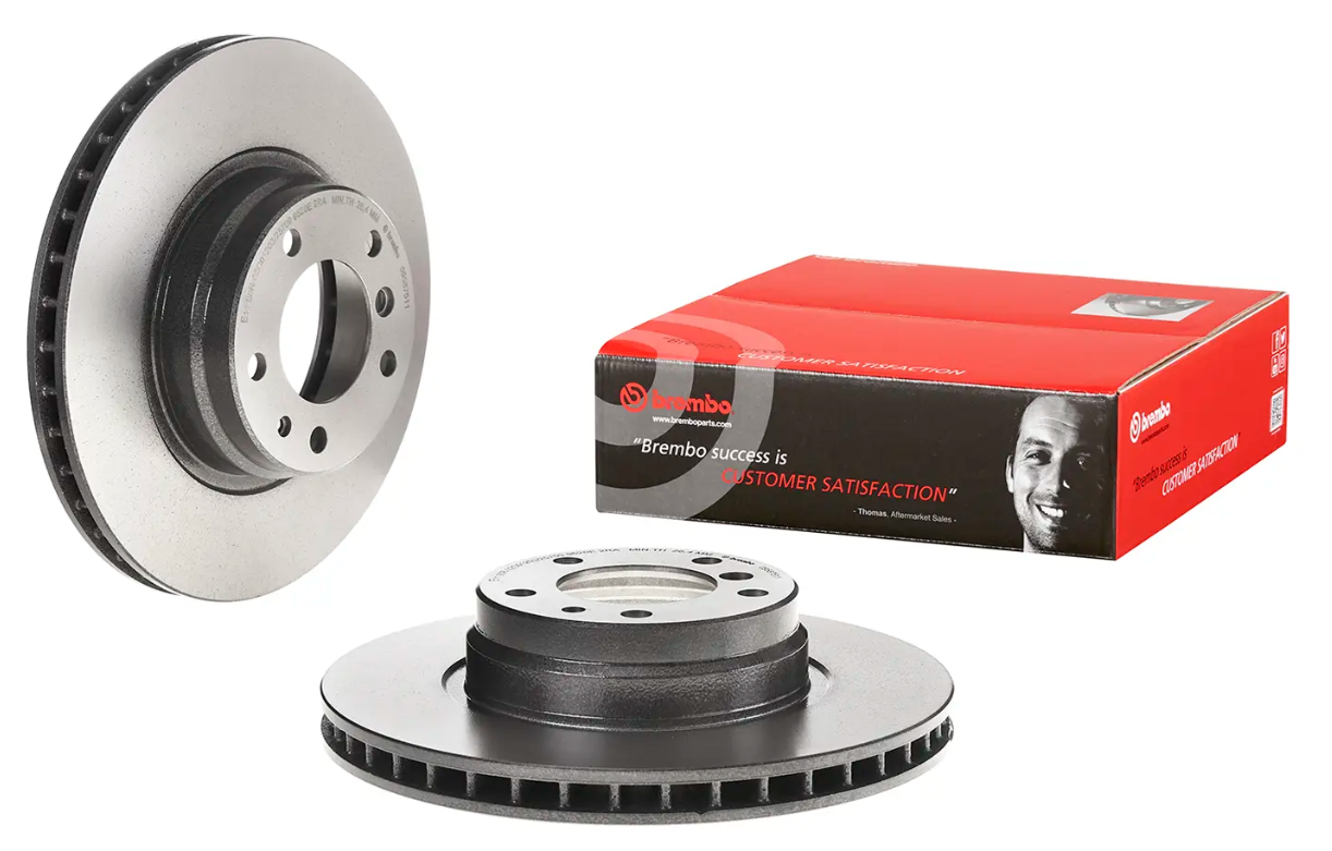 BREMBO -  Front Vented Brake Disc Coated - 316mm Diameter