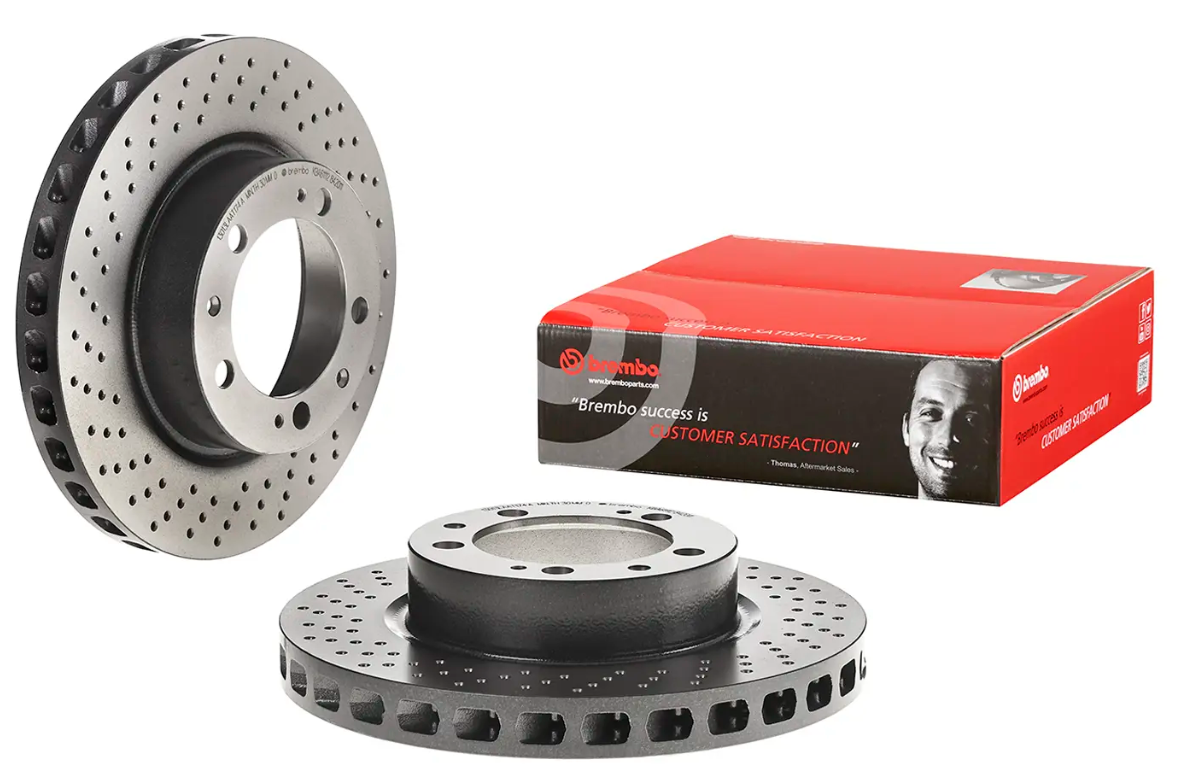 BREMBO -  Front Lh Vented Brake Disc Coated - 304mm Diameter