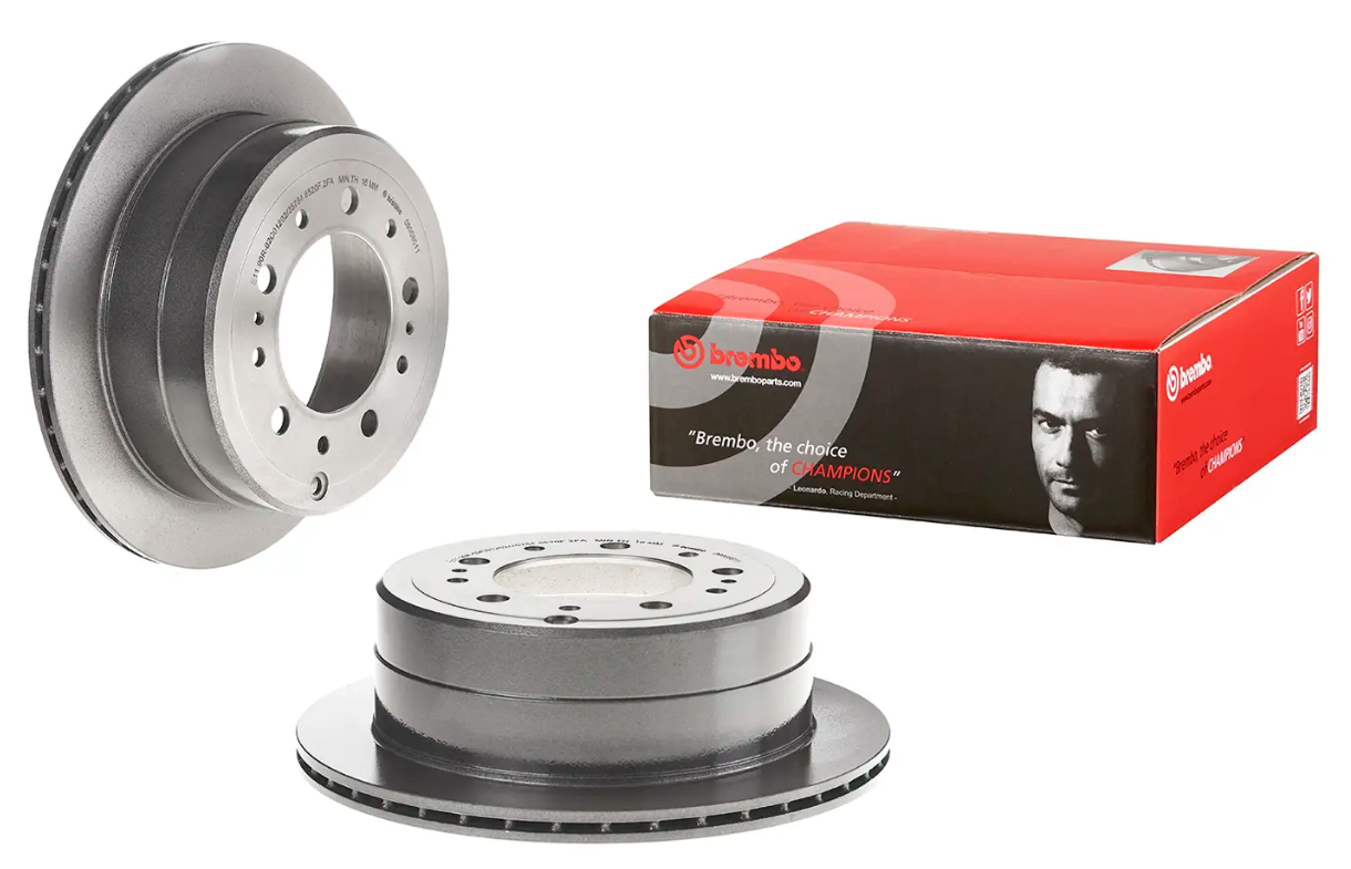 BREMBO -  Rear Vented Brake Disc Coated - 329mm Diameter