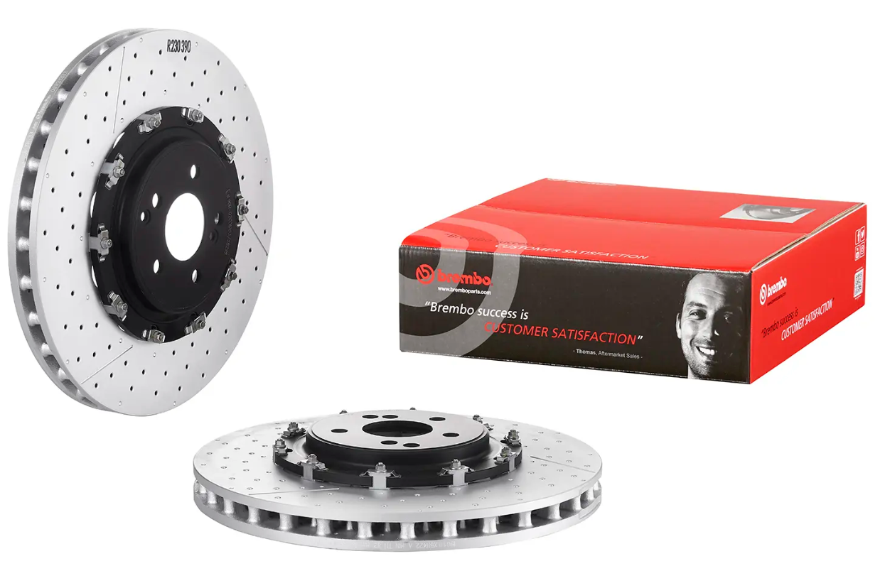 BREMBO -  Front Vented Brake Disc Coated - 390mm Diameter