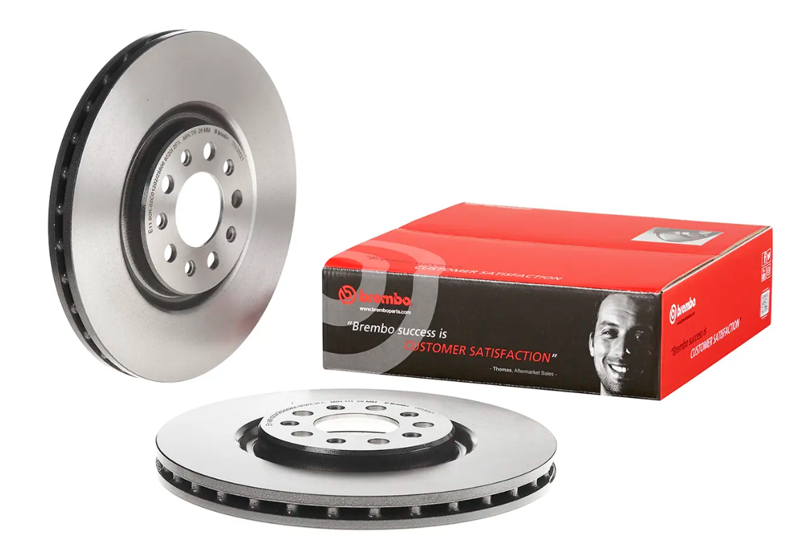 BREMBO -  Front Vented Brake Disc Pair Coated - 308mm Diameter