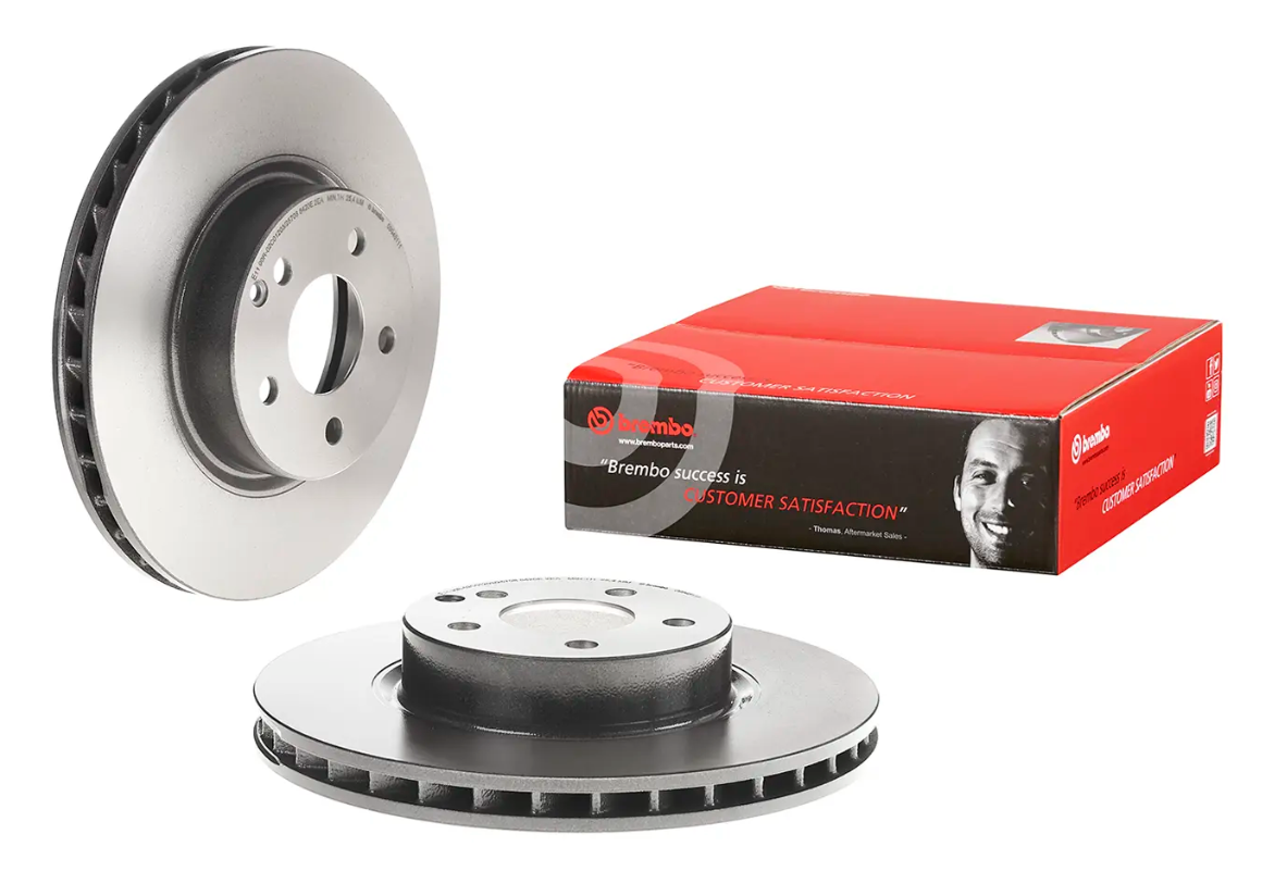BREMBO -  Front Vented Brake Disc Coated - 312mm Diameter