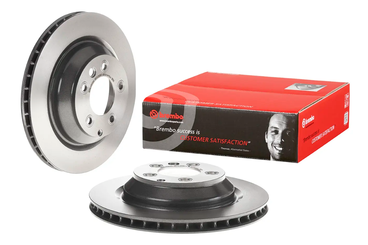 BREMBO -  Rear Vented Brake Disc Coated - 358mm Diameter