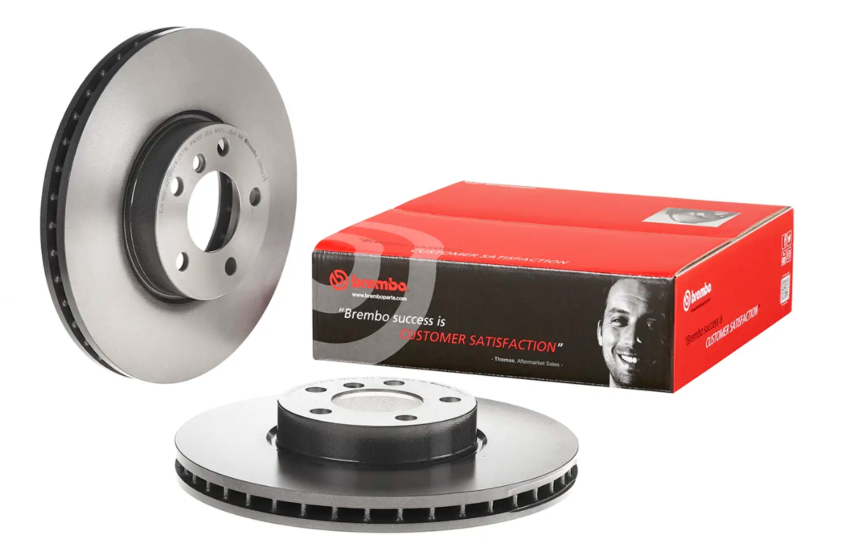 BREMBO -  Front Vented Brake Disc Coated - 332mm Diameter