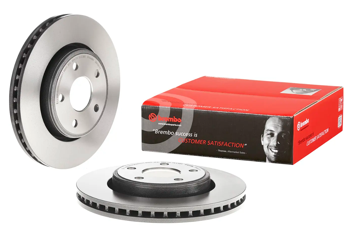 BREMBO -  Front Vented Brake Disc Coated - 328mm Diameter