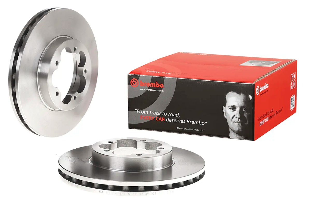 BREMBO -  Front Vented Brake Disc Pair - 280mm Diameter