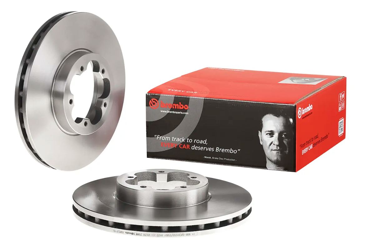 BREMBO -  Front Vented Brake Disc Pair - 300mm Diameter