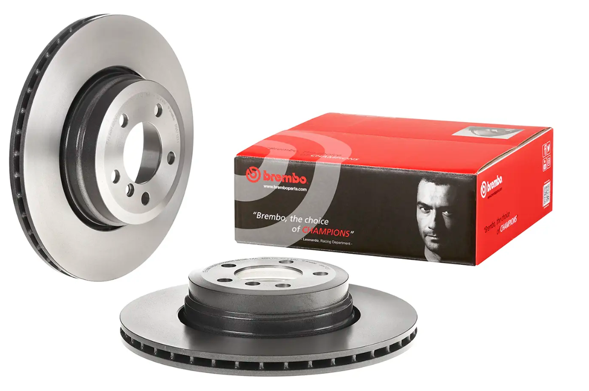 BREMBO -  Rear Vented Brake Disc Coated - 345mm Diameter