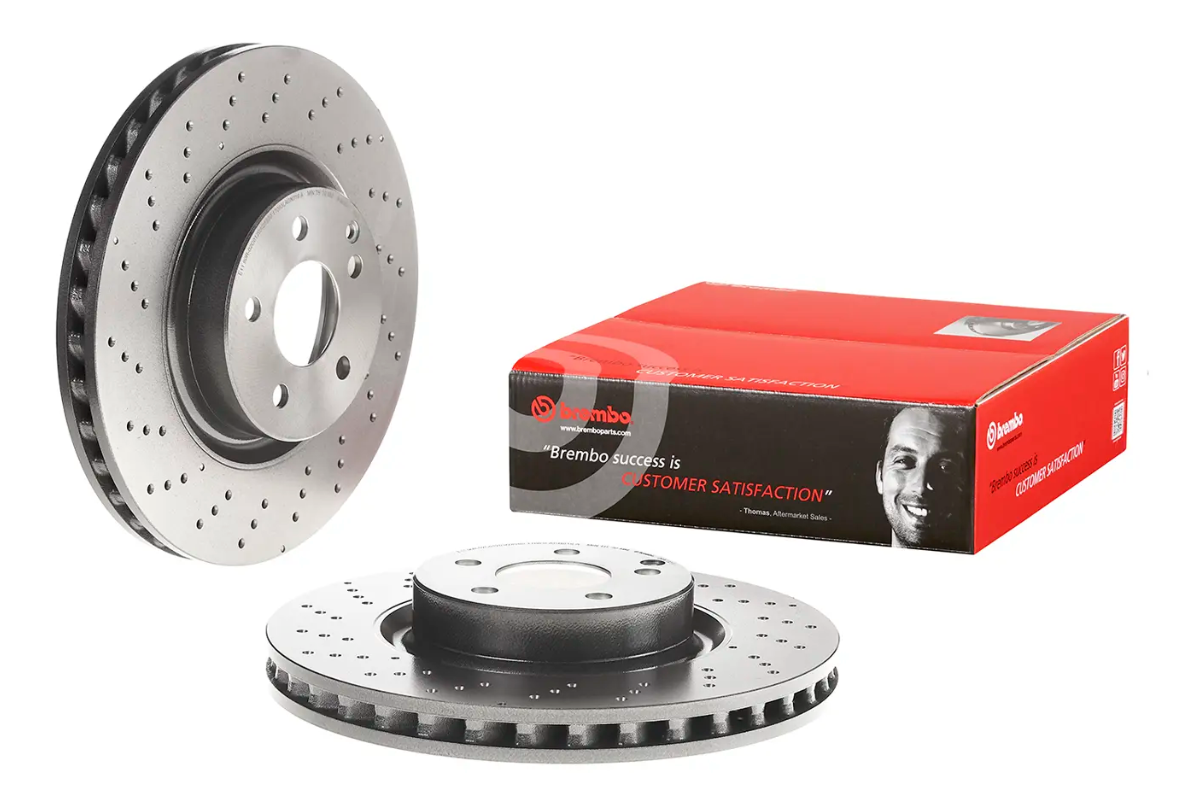 BREMBO -  Front Vented Brake Disc Coated - 335mm Diameter