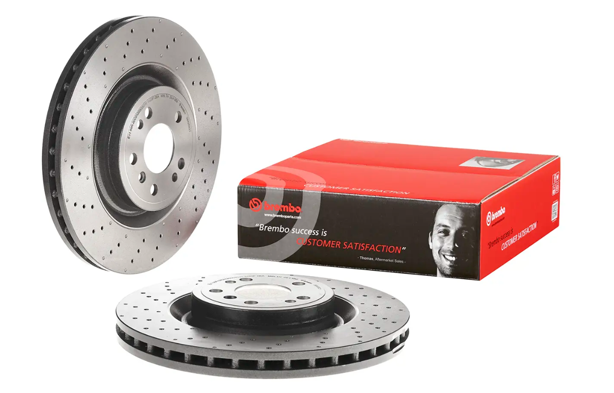 BREMBO -  Front Vented Brake Disc Coated - 350mm Diameter