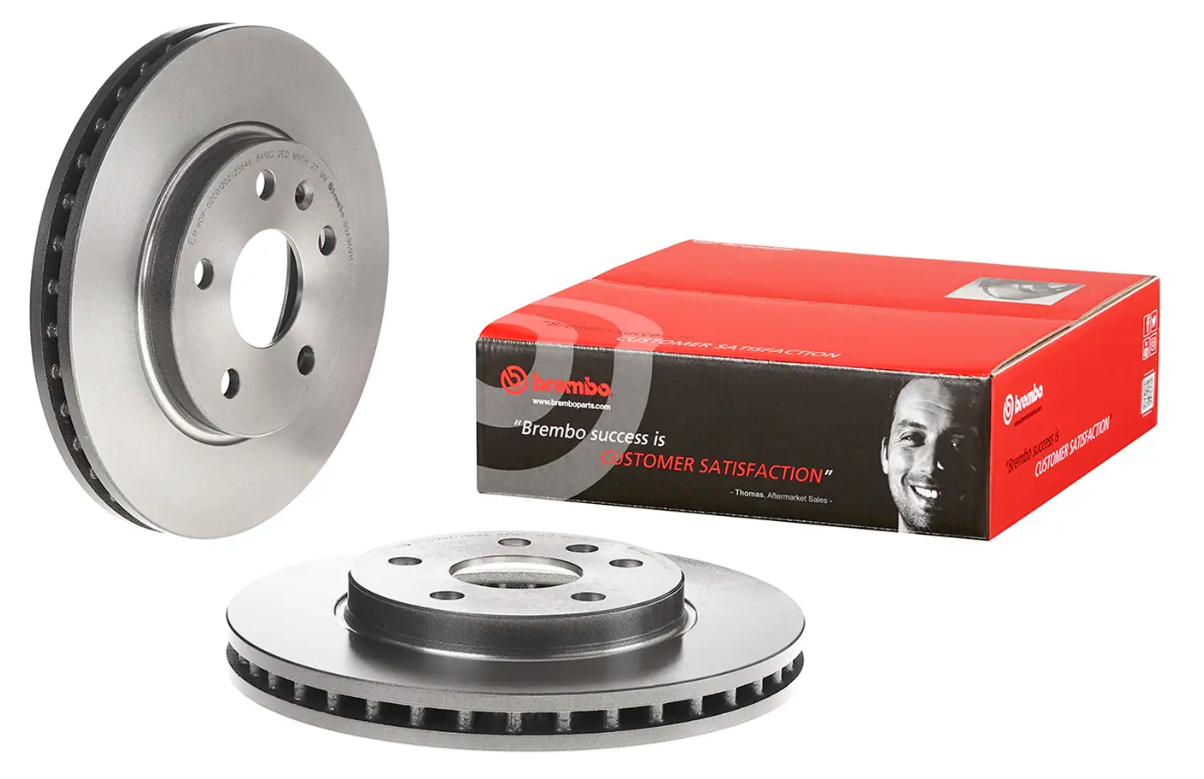 BREMBO -  Front Vented Brake Disc Coated - 296mm Diameter