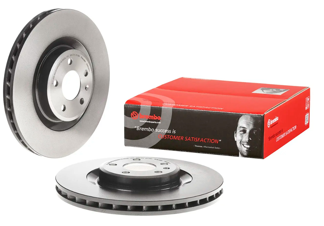 BREMBO -  Front Vented Brake Disc Coated - 345mm Diameter