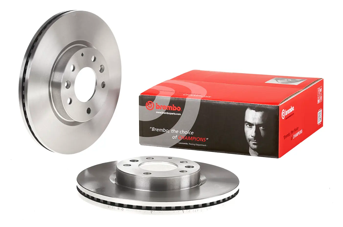 BREMBO -  Front Vented Brake Disc Pair - 299mm Diameter