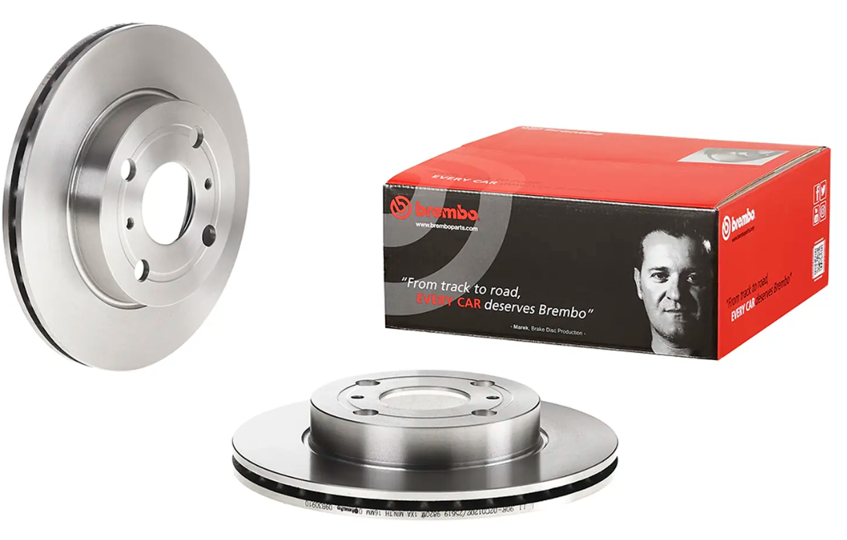 BREMBO -  Front Vented Brake Disc Pair - 235mm Diameter