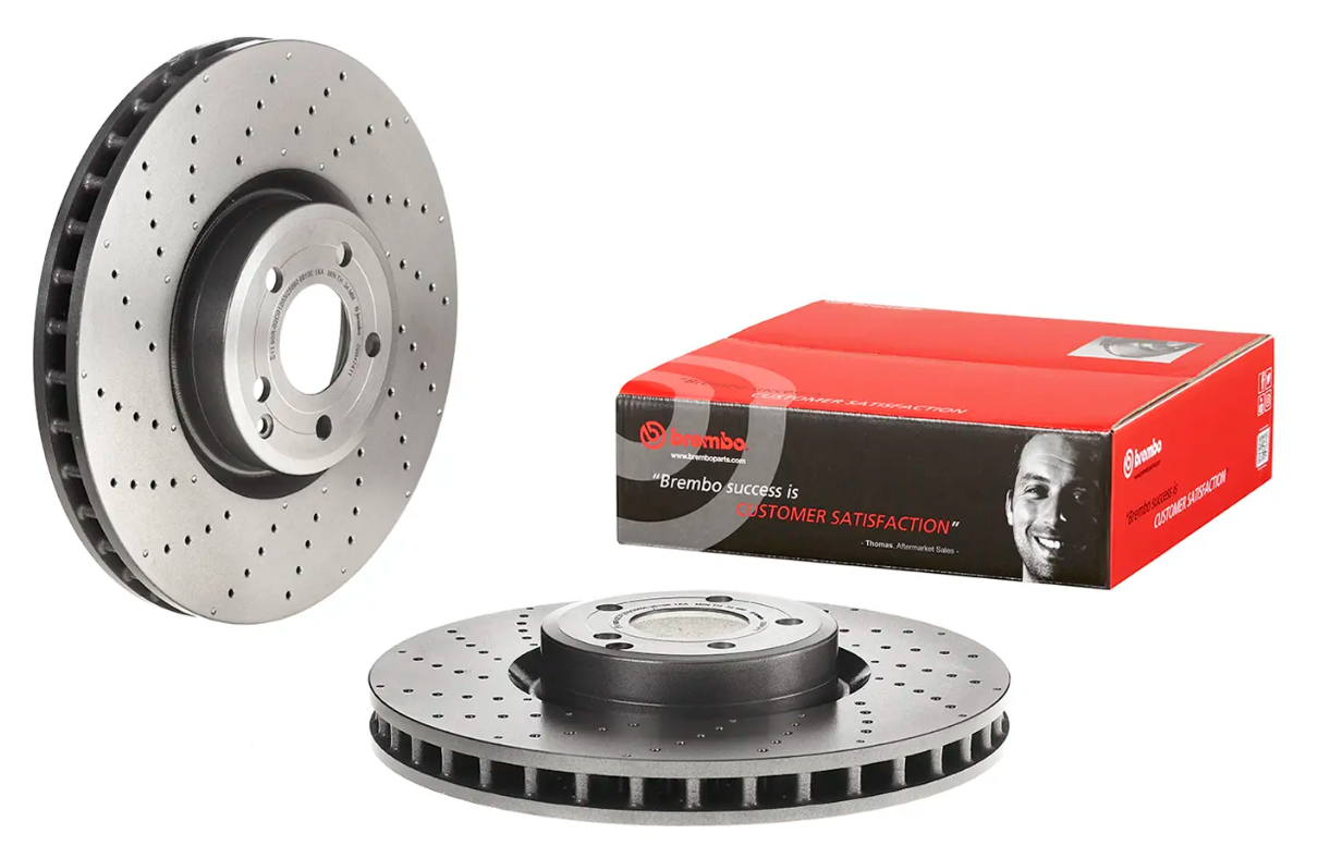 BREMBO -  Front Vented Brake Disc Coated - 360mm Diameter