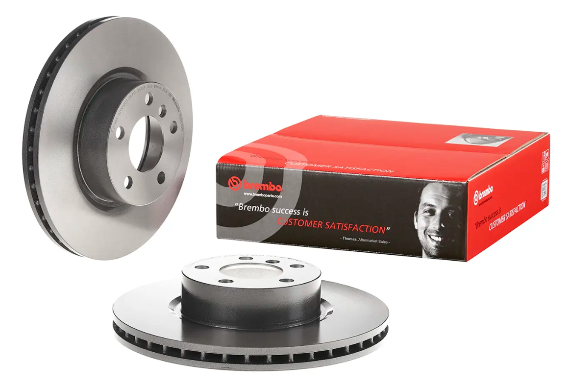 BREMBO -  Front Vented Brake Disc Coated - 328mm Diameter