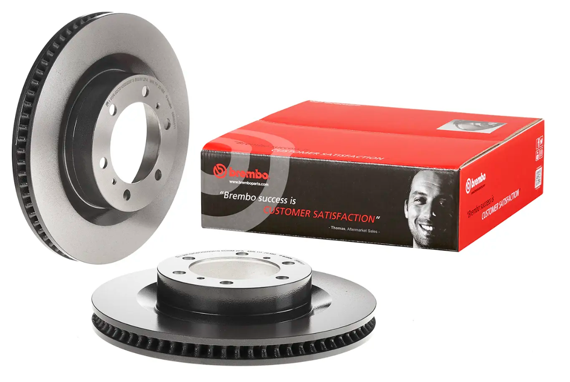 BREMBO -  Front Vented Brake Disc Coated - 338mm Diameter