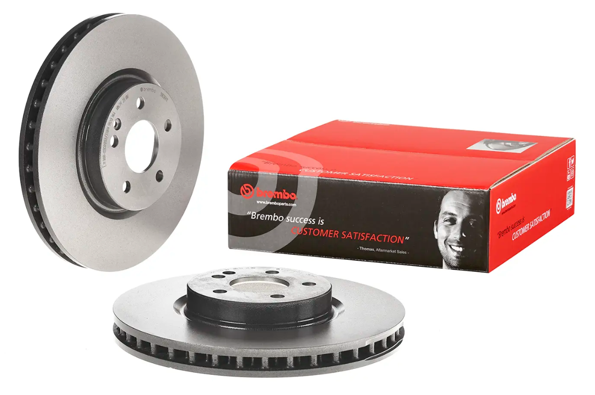 BREMBO -  Rear Vented Brake Disc Coated - 322mm Diameter