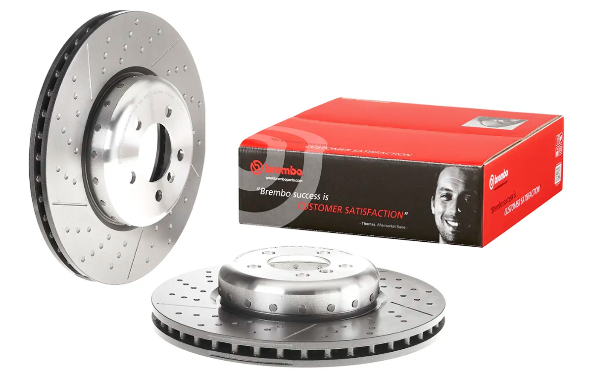 BREMBO -  Front Vented Brake Disc Coated - 370mm Diameter