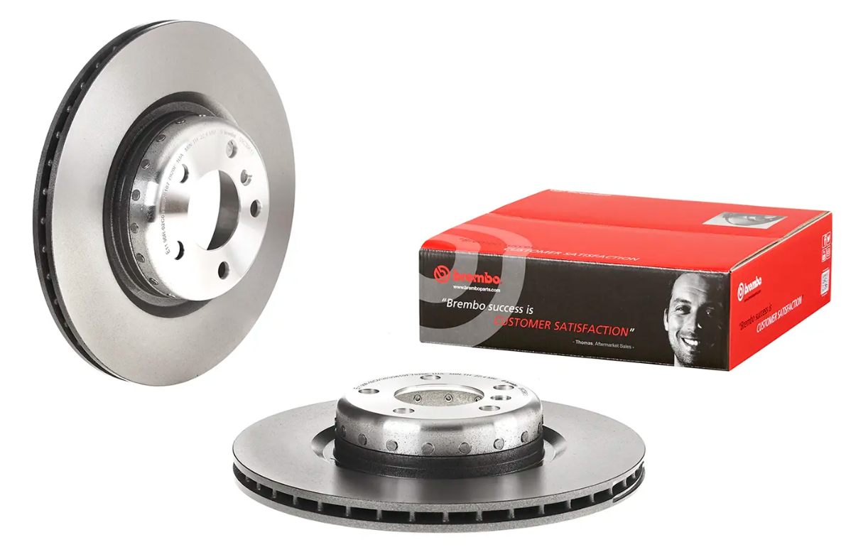 BREMBO -  Rear Vented Brake Disc Coated - 345mm Diameter
