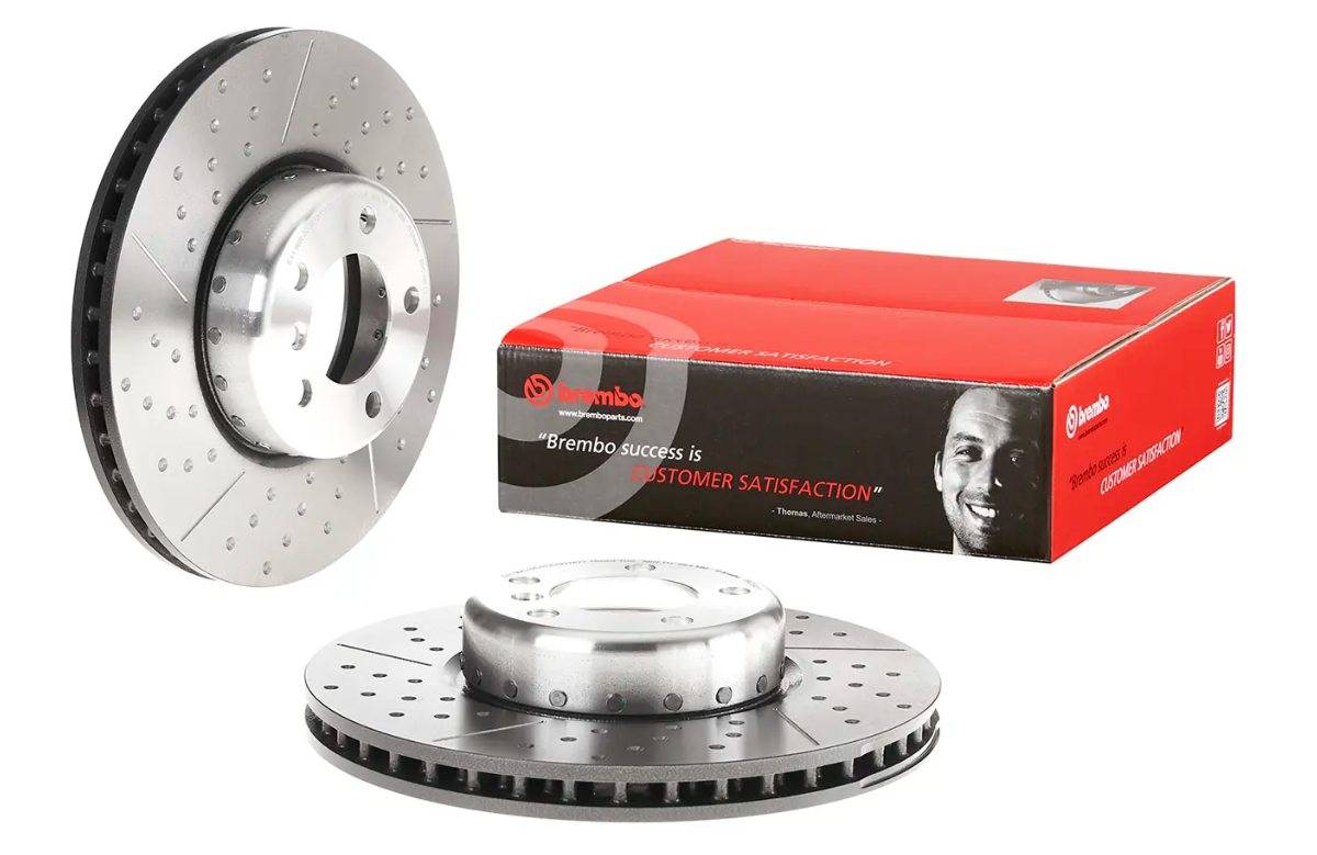 BREMBO -  Front Vented Brake Disc Coated - 340mm Diameter