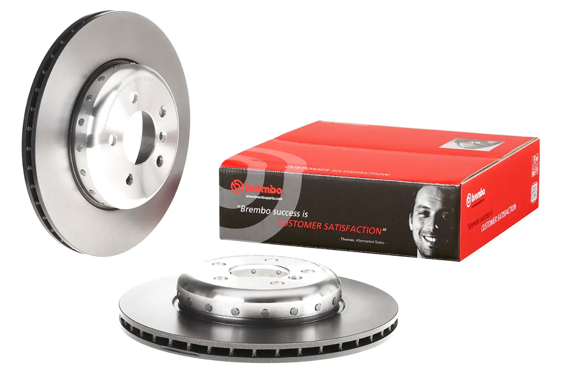 BREMBO -  Rear Vented Brake Disc Coated - 345mm Diameter