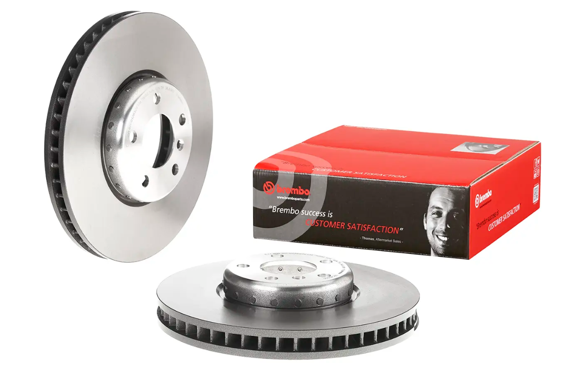 BREMBO -  Front Lh Vented Brake Disc Coated - 348mm Diameter