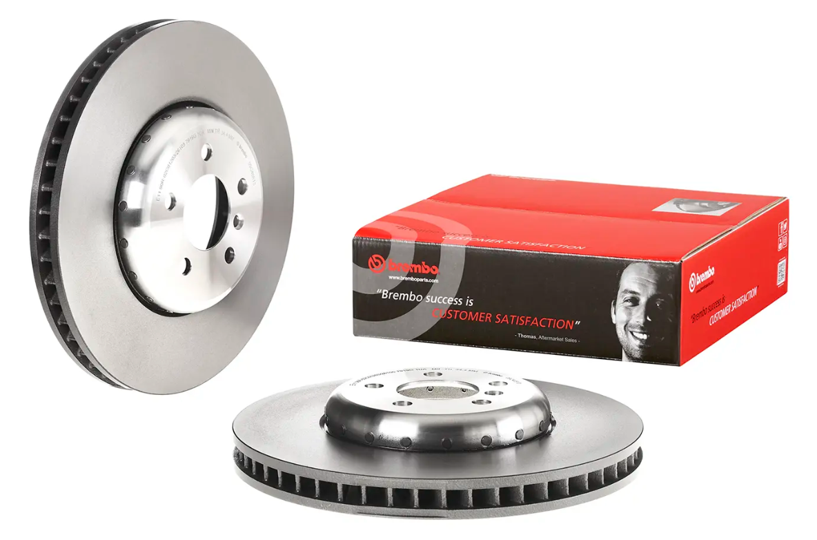 BREMBO -  Front Rh Vented Brake Disc Coated - 374mm Diameter