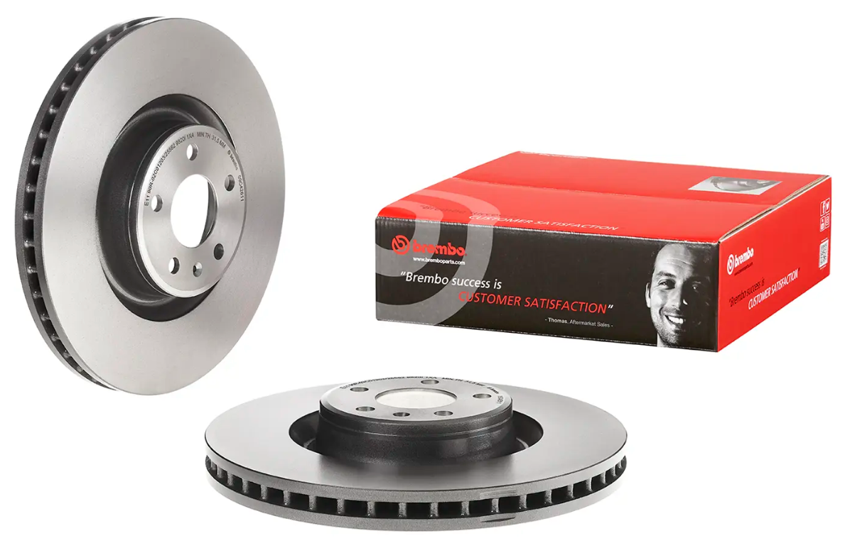BREMBO -  Front Vented Brake Disc Coated - 356mm Diameter