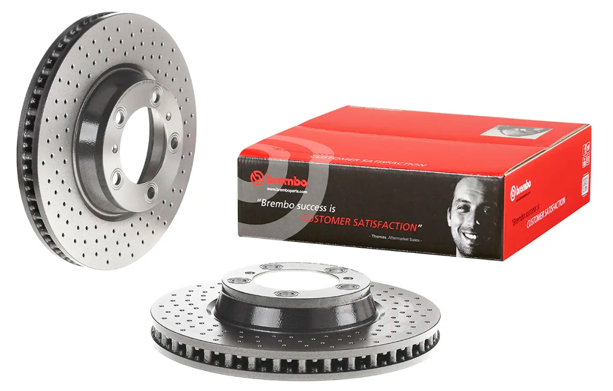 BREMBO -  Front Vented Brake Disc Coated - 330mm Diameter