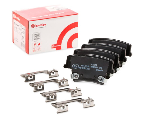 BREMBO -  Rear Brake Pads